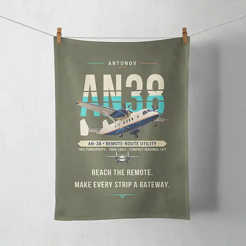 Antonov An-38 - Original - Towel - Green Army