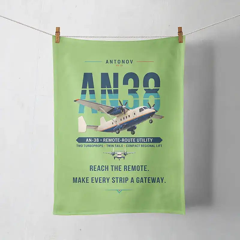 Antonov An-38 - Original - Towel - Light Green