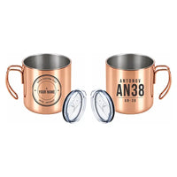 Thumbnail for Antonov An-38 - Portable Mug - Tag + Name - Copper