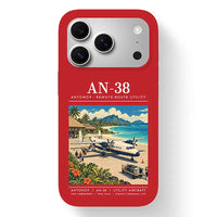 Thumbnail for Antonov An-38 - Poster - MagSafe iPhone 17 Pro - Red