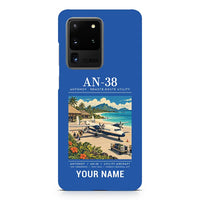 Thumbnail for Antonov An-38 - Poster + Name - Samsung Case - Blue