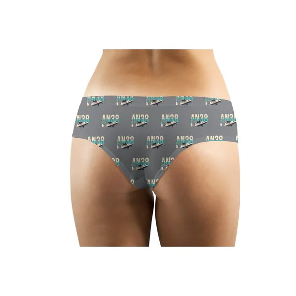 Antonov An-38 - Women Panties - Original Pattern - Gray - Back