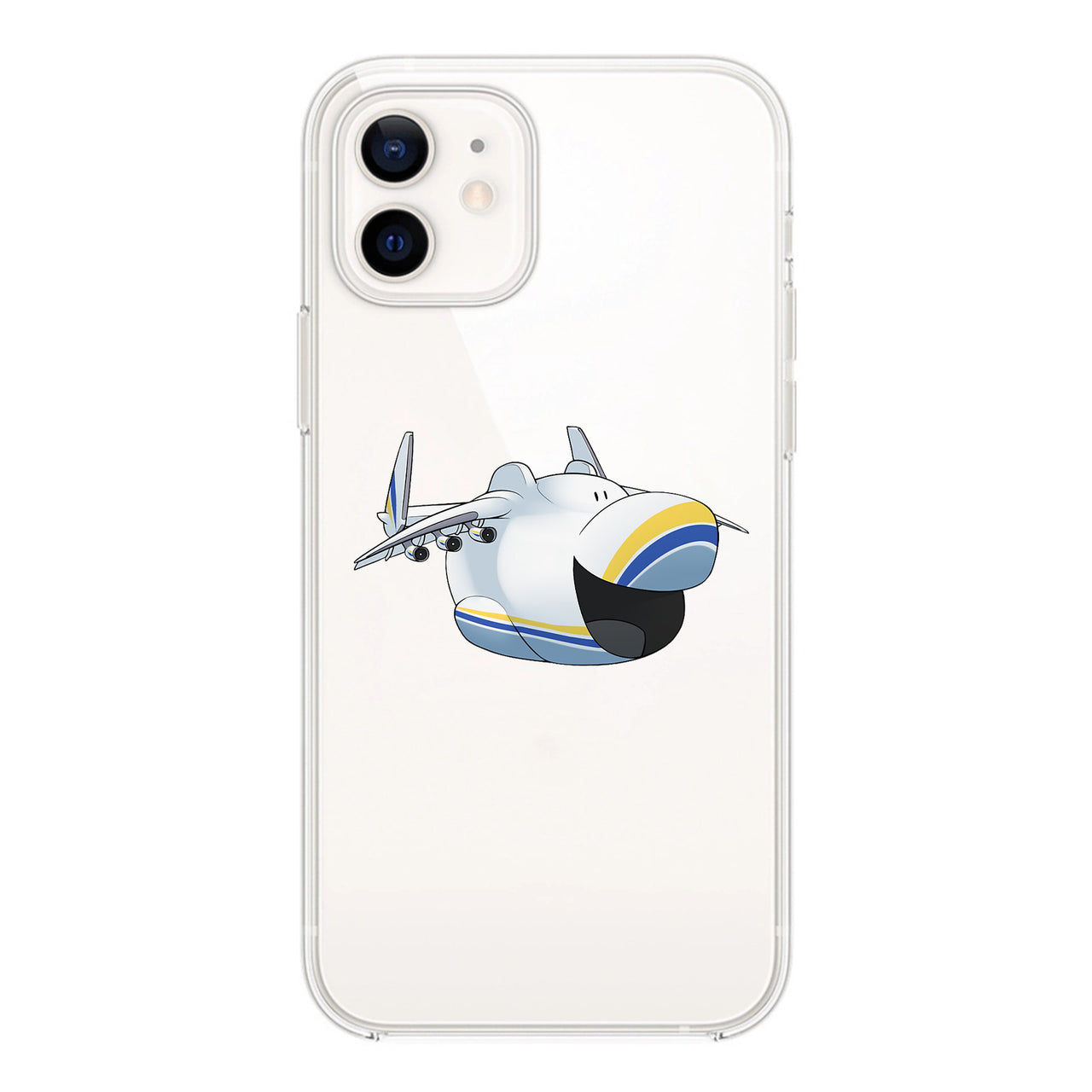 Antonov 225 Mouth Designed Transparent Silicone iPhone Cases
