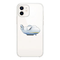 Thumbnail for Antonov 225 Side Profile Designed Transparent Silicone iPhone Cases