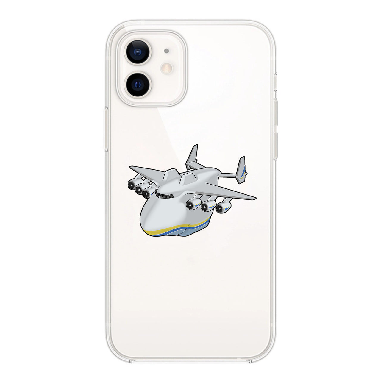 Antonov 225 (2) Designed Transparent Silicone iPhone Cases