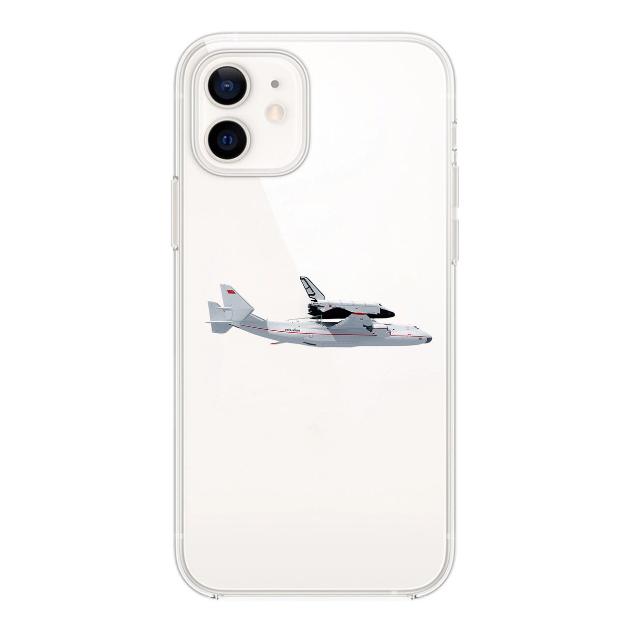 Antonov 225 and Burane Designed Transparent Silicone iPhone Cases
