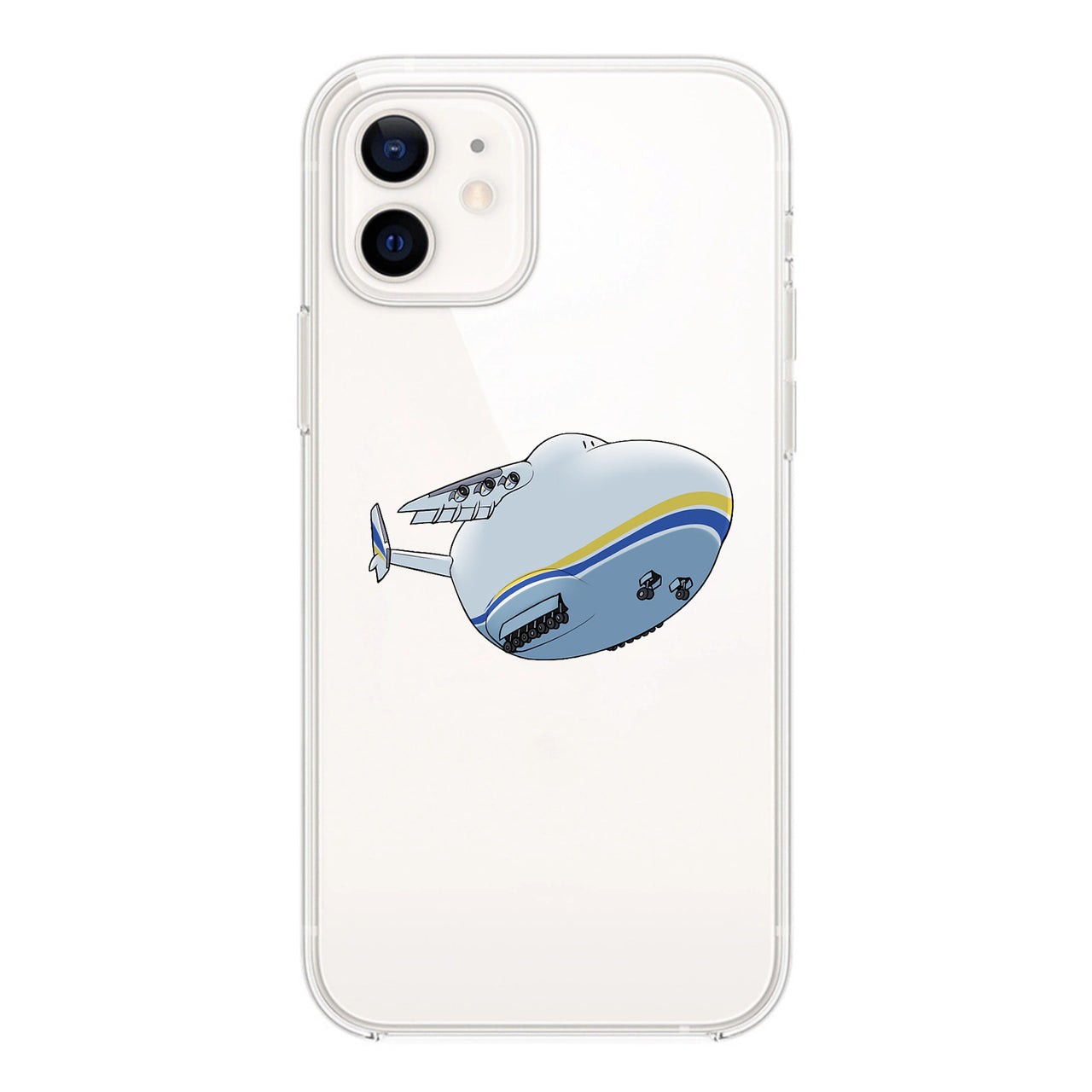 Antonov 225 takeoff Designed Transparent Silicone iPhone Cases