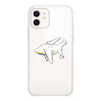Thumbnail for Antonov AN-225 Mriya Designed Transparent Silicone iPhone Cases