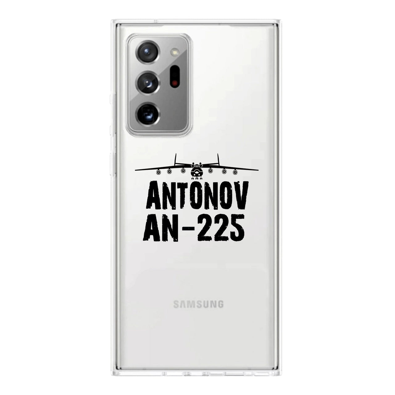Antonov AN-225 & Plane Designed Transparent Silicone Samsung S & Note Cases