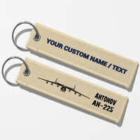 Thumbnail for Antonov AN-225 & Plane Aviator Key Chains - Beige - Personalized