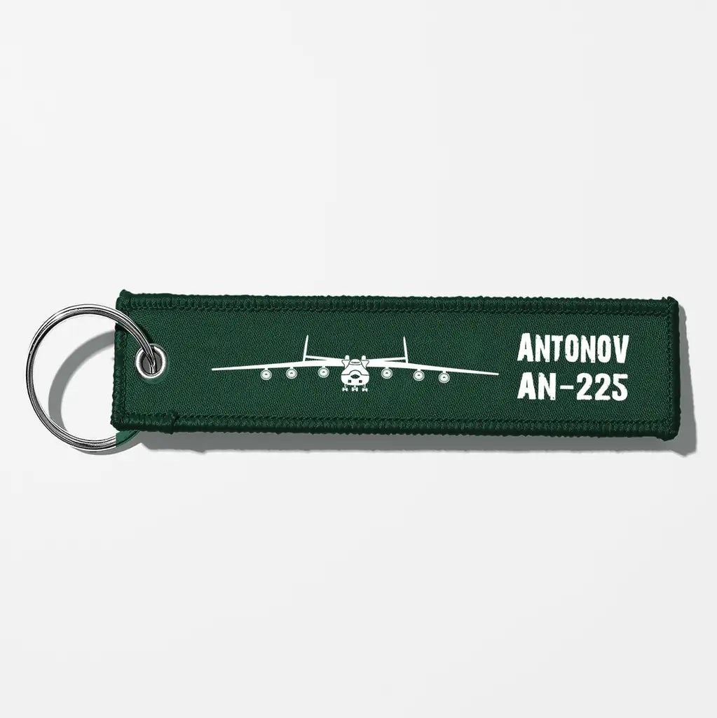 Antonov AN-225 & Plane Aviator Key Chains - Dark Green