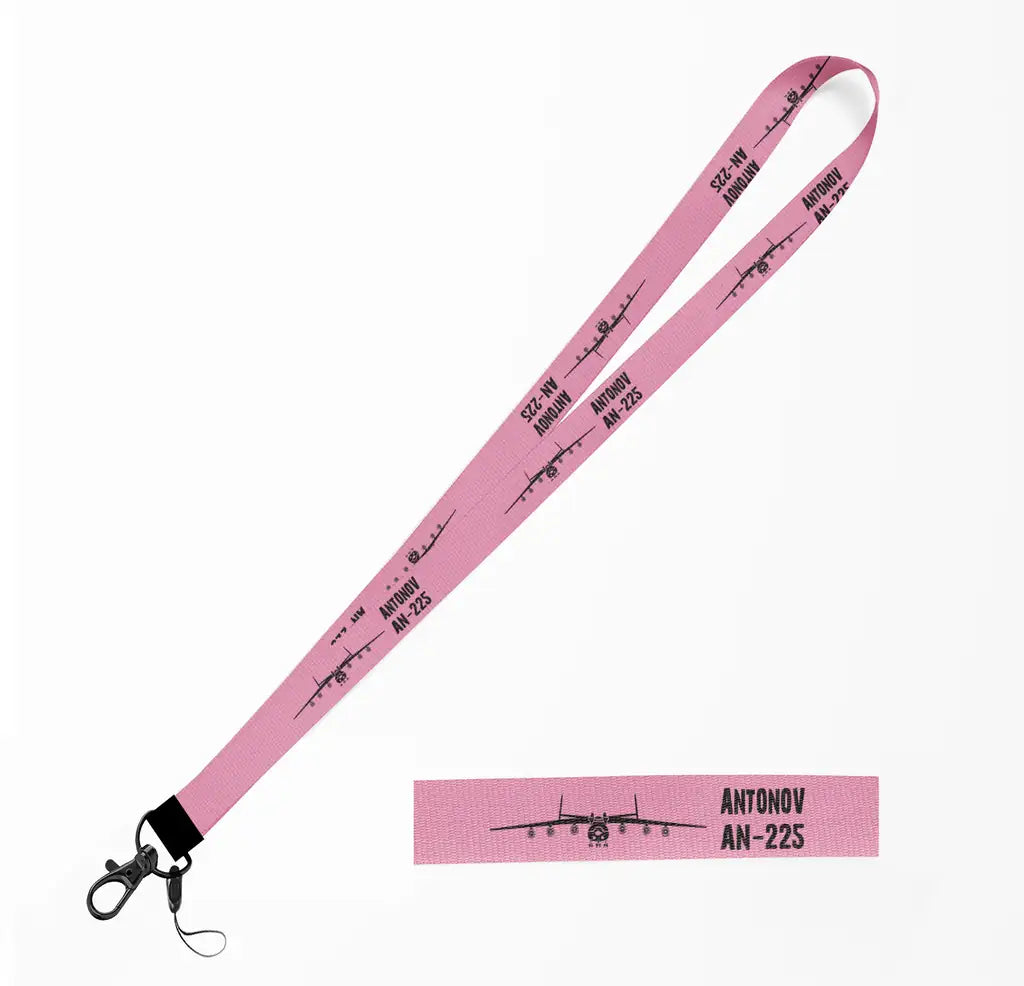 Antonov AN-225 & Plane lanyard - pink