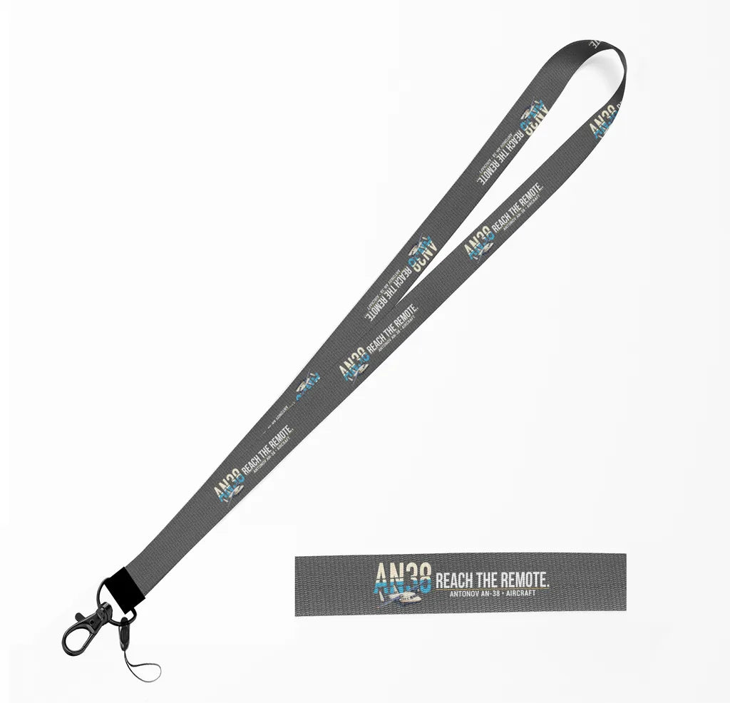 Antonov An-38 lanyard - gray