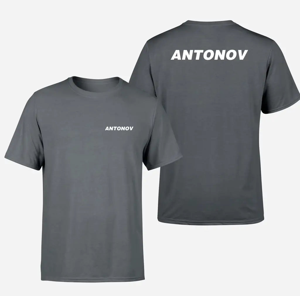Antonov & Text design on gray double side