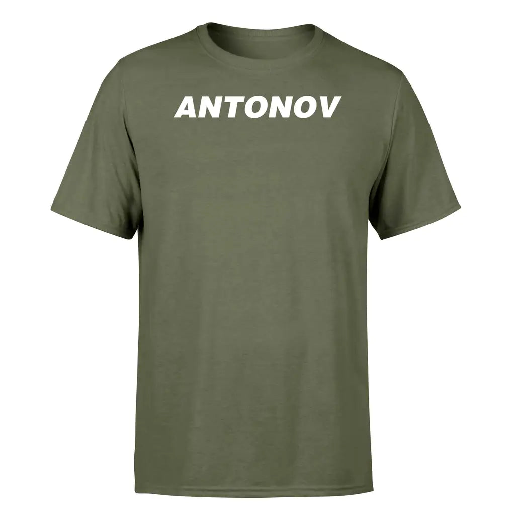 Antonov & Text design on green army single side