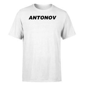Single-Side Printing — Antonov & Text Double-Side T-Shirt