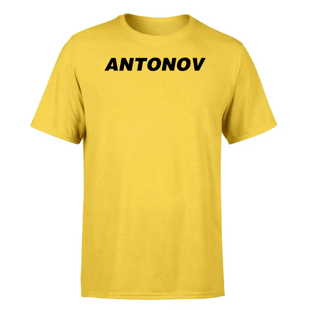 Antonov & Text design on yellow single side