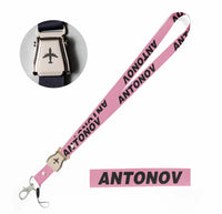 Thumbnail for Antonov & Text seat belt lanyard - pink