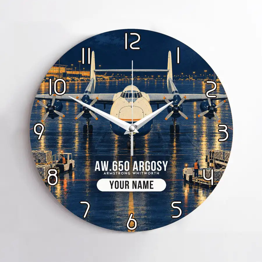 Armstrong Whitworth AW.650 Argosy - 3D + Name - No Frame - Full Print
