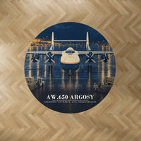 Thumbnail for Armstrong Whitworth AW.650 Argosy - 3D - Round Carpet - Full Print
