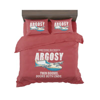 Thumbnail for Armstrong Whitworth AW.650 Argosy - Cartoon - Bedding Set - Red