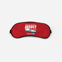Thumbnail for Armstrong Whitworth AW.650 Argosy - Cartoon + Name - Sleep Mask - Red