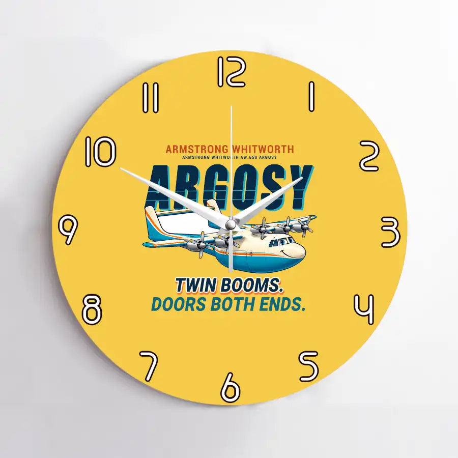 Armstrong Whitworth AW.650 Argosy - Cartoon - No Frame - Yellow