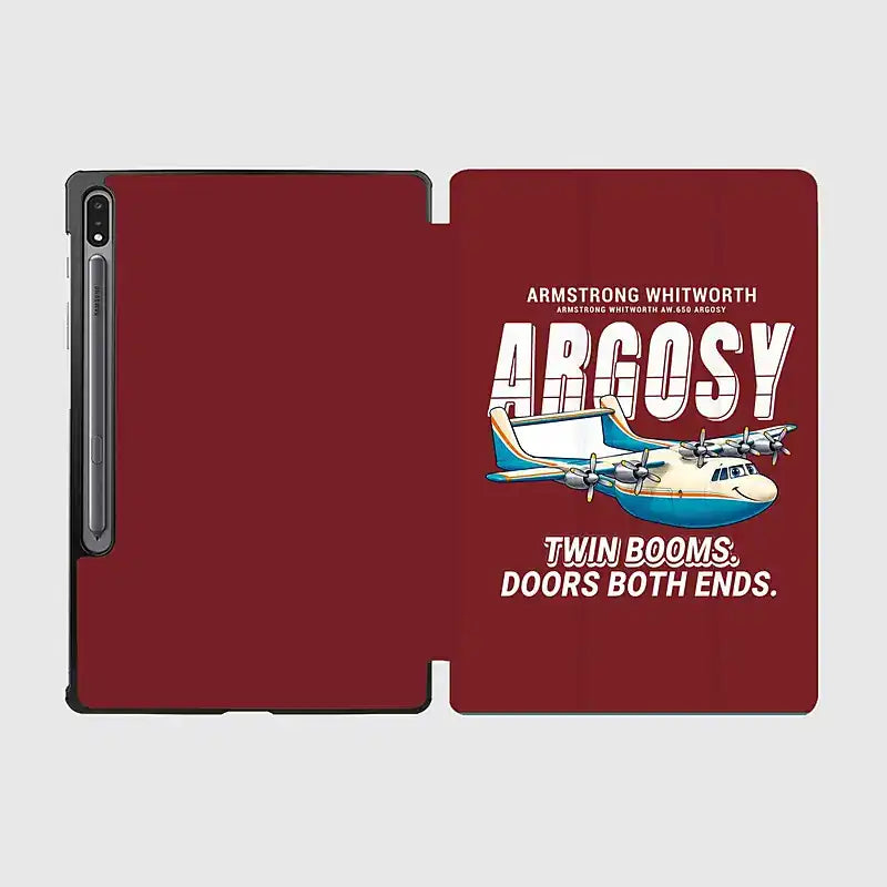 Armstrong Whitworth AW.650 Argosy - Cartoon - Samsung Tablet - Dark Red
