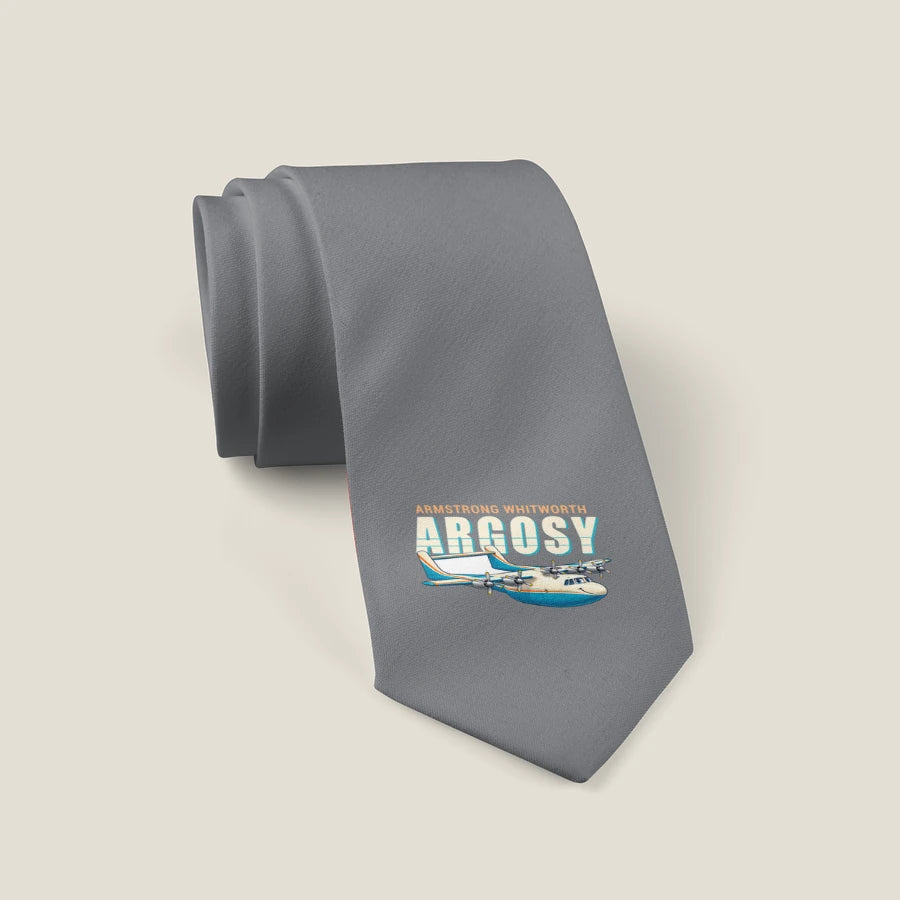 Armstrong Whitworth AW.650 Argosy - Cartoon - Tie - Gray