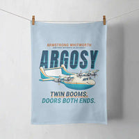 Thumbnail for Armstrong Whitworth AW.650 Argosy - Cartoon - Towel - Light Blue