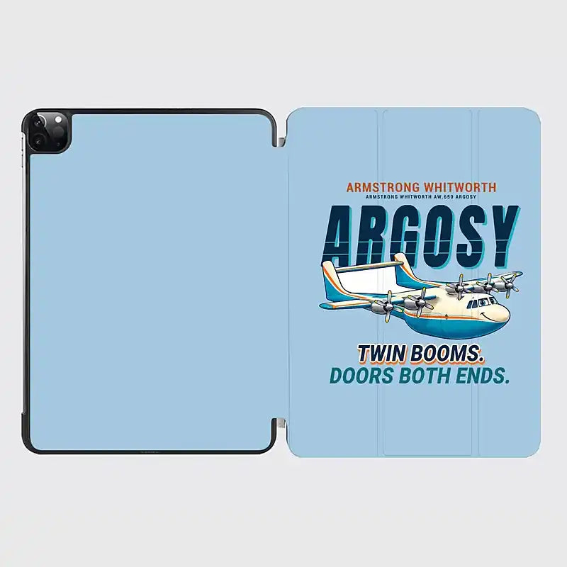 Armstrong Whitworth AW.650 Argosy - Cartoon - iPad Case - Light Blue