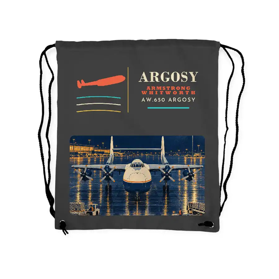 Armstrong Whitworth AW.650 Argosy - Drawstring Bag - Classic - Gray