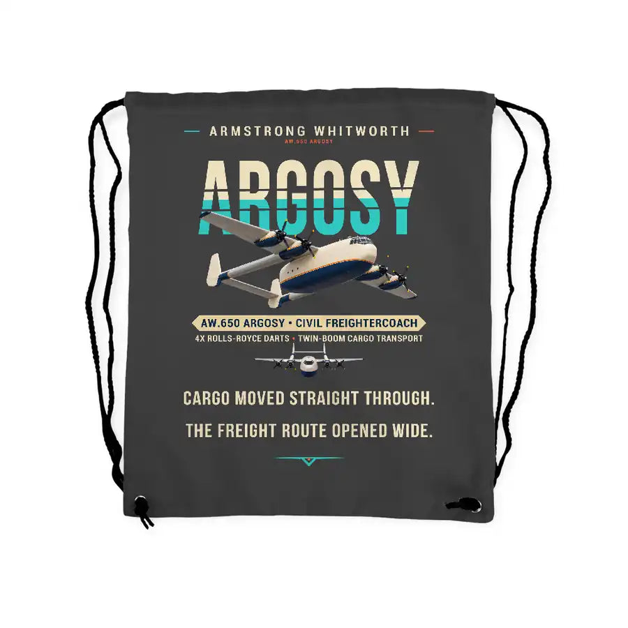 Armstrong Whitworth AW.650 Argosy - Drawstring Bag - Original - Gray