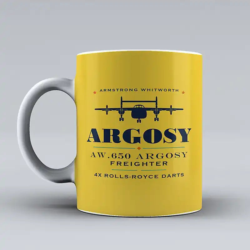 Armstrong Whitworth AW.650 Argosy - Heritage - Mug - Yellow
