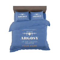 Thumbnail for Armstrong Whitworth AW.650 Argosy - Heritage + Name - Bedding Set - Blue