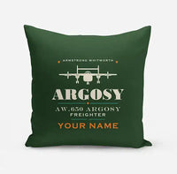 Thumbnail for Armstrong Whitworth AW.650 Argosy - Heritage + Name - Pillow - Dark Green