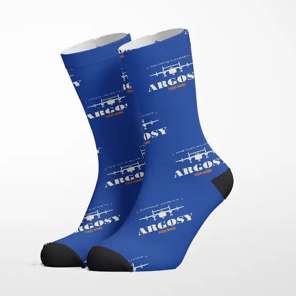 Armstrong Whitworth AW.650 Argosy - Heritage + Name - Socks - Royal Blue