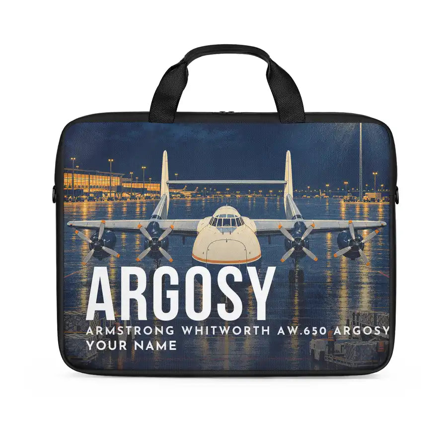 Armstrong Whitworth AW.650 Argosy - Laptop Bag + Name