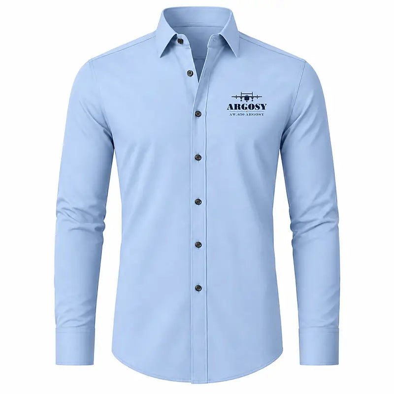 Armstrong Whitworth AW.650 Argosy - Long Sleeve Shirt - Heritage - Light Blue
