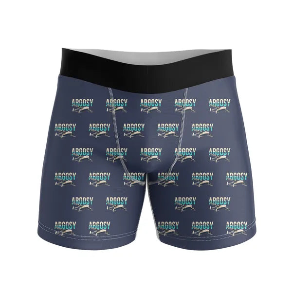 Armstrong Whitworth AW.650 Argosy - Men Boxers - Original Pattern - Navy Blue