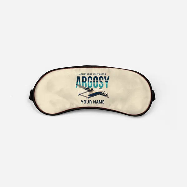 Armstrong Whitworth AW.650 Argosy - Original + Name - Sleep Mask - Beige