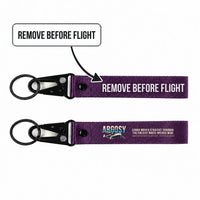 Thumbnail for Armstrong Whitworth AW.650 Argosy Hawk-Shaped Key Chains - Purple - Original - Remove Before Flight