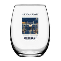 Thumbnail for Armstrong Whitworth AW.650 Argosy - Poster + Name - Water & Drink Glass