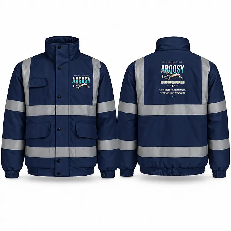 Armstrong Whitworth AW.650 Argosy Reflective Winter Jackets - Original - Navy Blue