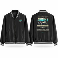 Thumbnail for Armstrong Whitworth AW.650 Argosy Stylish Jackets - Baseball Collar - Original - Black