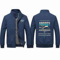 Thumbnail for Armstrong Whitworth AW.650 Argosy Stylish Jackets - Stand Collar - Original - Navy Blue
