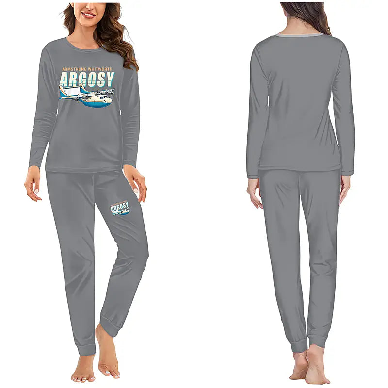 Armstrong Whitworth AW.650 Argosy - Women Pajamas - Cartoon Chest - Gray