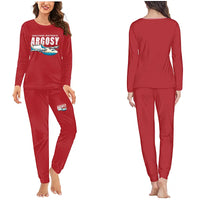 Thumbnail for Armstrong Whitworth AW.650 Argosy - Women Pajamas - Cartoon Chest - Red