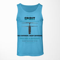 Thumbnail for Ascent AeroSystems Spirit design on sky blue tank top