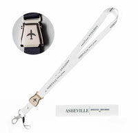 Thumbnail for Asheville City Series seat belt lanyard - white